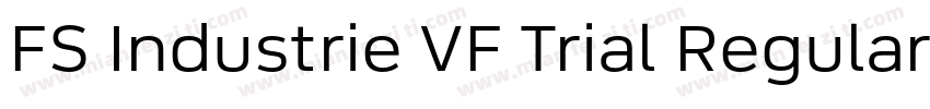 FS Industrie VF Trial Regular字体转换